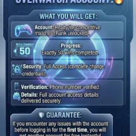 オーバーウォッチ 🎯 50 Wins Completed