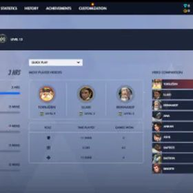 オーバーウォッチ RANKED READY丨50 WINS丨FULL Data
