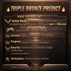 オーバーウォッチ TRIPLE BRONZE ✨ PREDICT