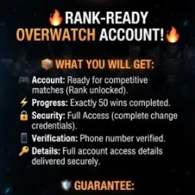 オーバーウォッチ RANKED READY丨50 WINS