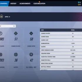 オーバーウォッチ 🍯RANKED READY丨50 WINS丨FULL Data