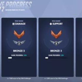 オーバーウォッチ ❄️TRIPLE BRONZE ❄️ Bronze Tank丨Bronze Sup丨Bronze DPS