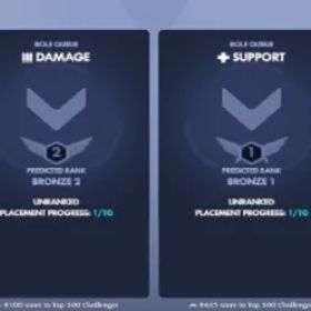 オーバーウォッチ Bronze 2 role (DPS + SUP ) 🎮