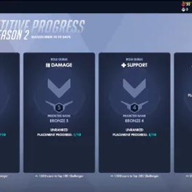オーバーウォッチ ❄️TRIPLE BRONZE ❄️ Bronze Tank丨Bronze Sup丨Bronze DPS Predicted