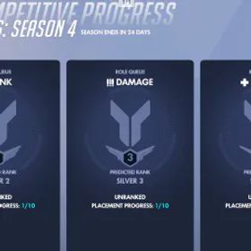 オーバーウォッチ TRIPLE SILVER /Full Account Data