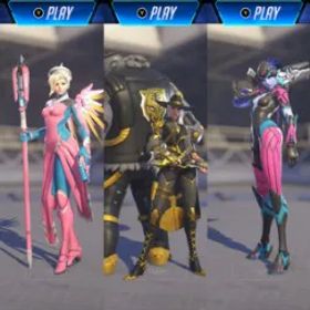 オーバーウォッチ 70+ Owl Skins| Classic Hangzhou Spark Mercy, Classic Seoul Dynasty Ashe, Classic Washington Ashe, Classic Mayhem Widow, Zhulong Sombra, Solaris Zen/Brig+ more!