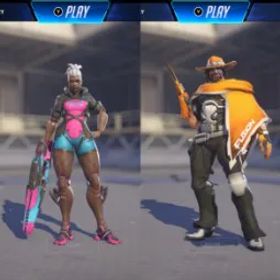 オーバーウォッチ 11 OWL Skins | Florida Mayhem Sojourn, Classic Philadelphia Fusion Cassidy, Chengdu Hunters Soldier, Formalwear Mercy + more! Check description for all skins!