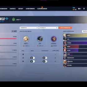 オーバーウォッチ Season 15 | 2 Role | Plat 1 Sup _ Silver 5 Dps