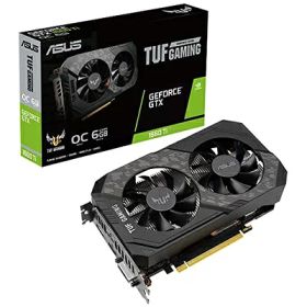 【中古】 ASUS TUF Gaming GeForce GTX 1660 Ti EVO 搭載ビデオカード OC/PCIe 3.0 / 6GB GDDR6 / HDMI 2.0b / DisplayPort 1.4a / DirectCU II / 2.3-slot/GPU Tweak II/TUF-GTX1660TI-O6G-EVO-GAMING black