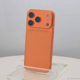 〔中古〕Apple(アップル) iPhone17 Pro 1TB コズミックオレンジ MG8E4J／A SIMフリー〔377-ud〕