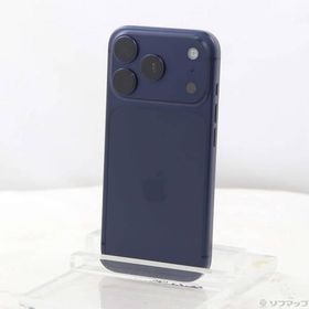 〔中古〕Apple(アップル) iPhone17 Pro 1TB ディープブルー MG8F4J／A SIMフリー〔377-ud〕