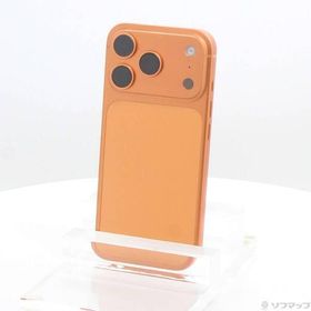 〔中古〕Apple(アップル) iPhone17 Pro 512GB コズミックオレンジ MG8A4J／A SIMフリー〔377-ud〕