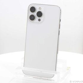 (中古)Apple iPhone13 Pro Max 128GB シルバー MLJ53J/A SIMフリー(198-ud)