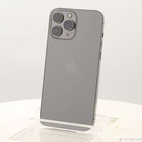 (中古)Apple iPhone13 Pro Max 256GB グラファイト MLJ83J/A SIMフリー(198-ud)