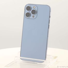 (中古)Apple iPhone13 Pro Max 128GB シエラブルー MLJ73J/A SIMフリー(198-ud)
