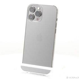 (中古)Apple iPhone13 Pro Max 128GB グラファイト MLJ43J/A SIMフリー(262-ud)