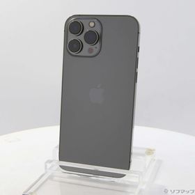 (中古)Apple iPhone13 Pro Max 128GB グラファイト MLJ43J/A SIMフリー(269-ud)