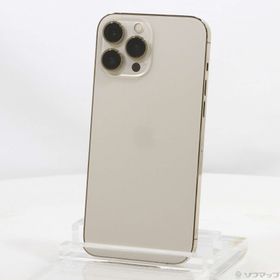 (中古)Apple iPhone13 Pro Max 512GB ゴールド MLJV3J/A SIMフリー(305-ud)