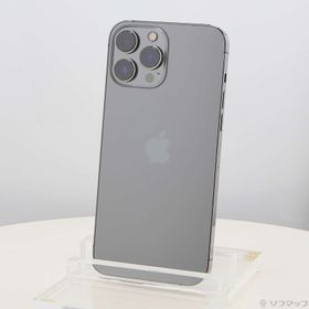 (中古)Apple iPhone13 Pro Max 128GB グラファイト MLJ43J/A SIMフリー(269-ud)