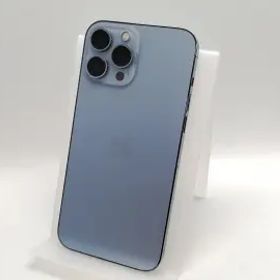 【中古】Apple SoftBank 【SIMフリー】 iPhone 13 Pro Max 256GB シエラブルー MLJD3J/A【東池袋1丁目】保証期間１ヶ月【ランクC】