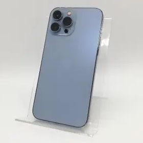 【中古】Apple au 【SIMフリー】 iPhone 13 Pro Max 256GB シエラブルー MLJD3J/A【大宮東口】保証期間１ヶ月【ランクC】