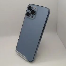 【中古】【赤ロム保証あり】Apple SoftBank 【SIMフリー】 iPhone 13 Pro Max 256GB シエラブルー MLJD3J/A【大須2】保証期間１ヶ月【ラ