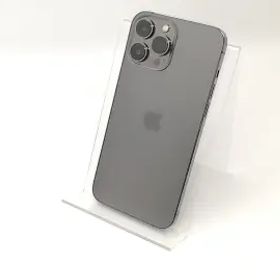 【中古】Apple SoftBank 【SIMフリー】 iPhone 13 Pro Max 128GB グラファイト MLJ43J/A【秋葉4号】保証期間１ヶ月【ランクC】