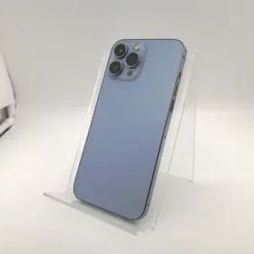 【中古】Apple 国内版 【SIMフリー】 iPhone 13 Pro Max 128GB シエラブルー MLJ73J/A【なんば】保証期間１ヶ月【ランクC】