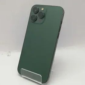 【中古】Apple au 【SIMフリー】 iPhone 13 Pro Max 128GB アルパイングリーン MNCU3J/A【M+南浦和駅前】保証期間１ヶ月【ランクB】