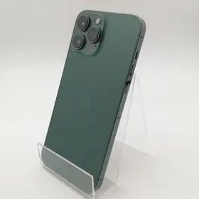 【中古】Apple SoftBank 【SIMフリー】 iPhone 13 Pro Max 512GB アルパイングリーン MNCW3J/A【柏】保証期間１ヶ月【ランクC】