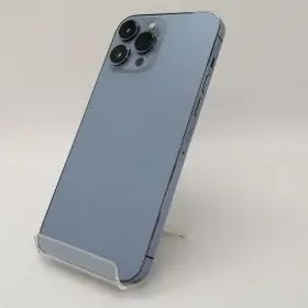 【中古】Apple au 【SIMフリー】 iPhone 13 Pro Max 256GB シエラブルー MLJD3J/A【三宮センター】保証期間１週間【ランクC】