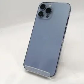 【中古】Apple au 【SIMフリー】 iPhone 13 Pro Max 256GB シエラブルー MLJD3J/A【浜松駅前】保証期間１ヶ月【ランクC】