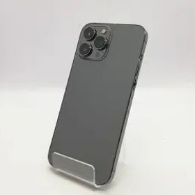 【中古】Apple au 【SIMフリー】 iPhone 13 Pro Max 256GB グラファイト MLJ83J/A【新宿2】保証期間１ヶ月【ランクC】