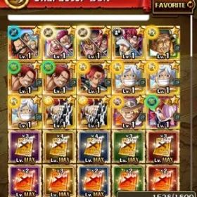 ワンピーストレジャークルーズ OC66 | 3x Luffy/Sanji/Zoro + Kizaru | 4800 Gems Android