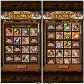 ワンピーストレジャークルーズ #OPTC234: 1053 GEM!! [Android] Level 229, Bounty 88M | Sugo Rare 154/364, 28 SUPER SUGO | ALL SERAPHIM, Saturn, 3 Nika, D Kizaru, Oiran Yamato