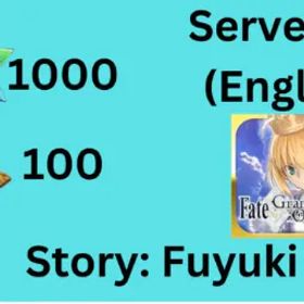 フェイトグランドオーダー Fate/Grand Order NA | 1000 Saint Quartz + 100 Summon Tickets | Fuyuki Story | English Server