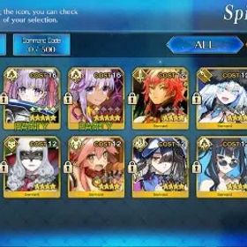 フェイトグランドオーダー NA Orleans Lvl 9|3 SSR Servant|Waver, BB Dubai, BB Summer +Free SSR Event Unclaim|57 GA|Birthday Unset|Log Code|(FGO936)