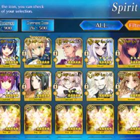フェイトグランドオーダー ⭐ [NA] 12 SSRs | 💥 Starter Ish Trio Scathach + Summer Eresh + Koyan + Ciel + Alice + Castoria