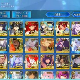 フェイトグランドオーダー ⭐ [ JP ] 97 WNP 💥 Summer Shiki + Summer Eresh + olga and more + lvl 120 Lilith + olga + castoria + double melusine + morgan | High-End