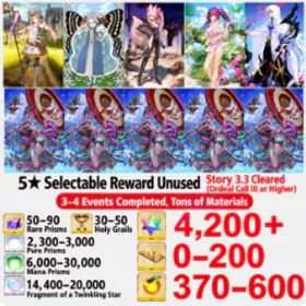 フェイトグランドオーダー [JP] NP5 Summer Ibuki + Castoria + Oberon + Koyan + RBA + Merlin | 4200+ SQ | Free SSR Ticket