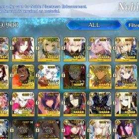 フェイトグランドオーダー ⭐ [NA] 80 SSRs/146 WNP | 💥 NP5 Charlemagne + NP5 Godjuna + NP5 Gil | Avenger Nobu + Birthday Can Reset + Gilgamesh + Ruler Arturia + Ozy + Medb | Mega Whale