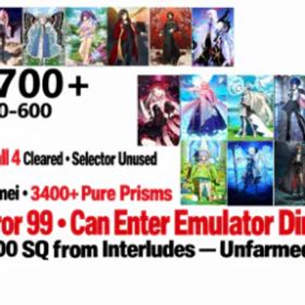 フェイトグランドオーダー [JP] 5700+ SQ | 6 Supports + 8 Limited SSR | Ordeal Call 4 | SSR Ticket Available | No Error 99 | 400-600 Apples #23