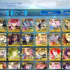 フェイトグランドオーダー ⭐ [ NA ] 76 SSRs/109 WNP 💥 NP5 Ciel | NP3 Kama + NP3 Raikou + NP3 Avenger Nobunaga | Veteran NA + Nero Faces + Arturia Faces + 3000 Days of Log in