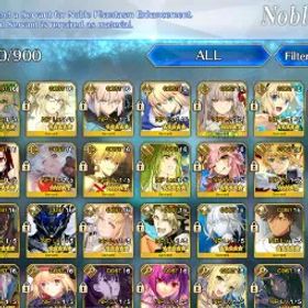 フェイトグランドオーダー ⭐ [NA] 72 SSRs/89 WNP | 💥 NP5 Ciel | Full Support + Morgan + Bakaturia + Summer BB + Arcueid + Oberon | Stacked