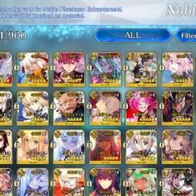 フェイトグランドオーダー ⭐ [NA] 85 SSRs/102 WNP | 💥 Veteran + 2017 Account ( Day One Account ) " 9 Years " + Full Costumes + Full Welfares ( Event Servants )