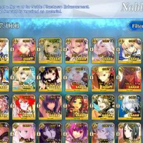 フェイトグランドオーダー [ NA ] 57 SSR/66 Wnp Godtier Meta Account + Full RGB Support + NP3 Gilgamesh + NP2 Morgan + NP2 Jalter + Ishtar + Eresh + Aesc + Bakatoria + Summer Eresh