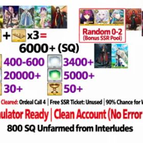 フェイトグランドオーダー FGO JP | 6,200+ Saint Quartz | 5 Supports | U-Olga Marie + Asclepius | 20,000+ Enhancement Fragments | 3,400+ Pure Prisms #11