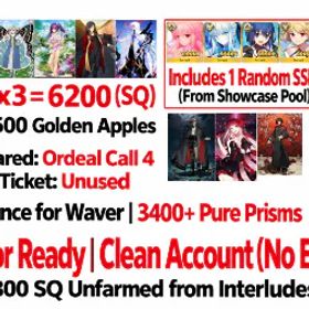 フェイトグランドオーダー 🔥 6200+ SQ | 6 Meta Supports + Astraea | 1 Guaranteed Random Bonus SSR | Story OC4 | Free SSR Ticket #15