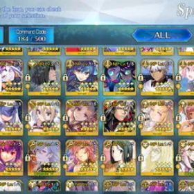 フェイトグランドオーダー ⭐ [NA] 66 SSRs/111 WNP/3 NP5 SSRs | 💥 NA Account 66 SSR + 111 WNP - 3 NP5 Servants Full 4 Best Supporters for Quick + Art + Buster Team Skadi (Ruler) | 52 SQ