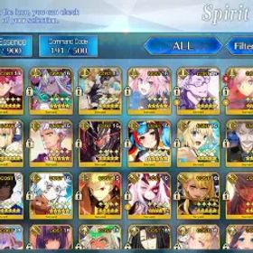 フェイトグランドオーダー ⭐ [NA] 79 SSRs/89 WNP | 💥 NP3 Arcueid | NP2 Morgan | Epic + Ciel + Dubai BB + Tiamat + Monte Cristo + Arturia Faces